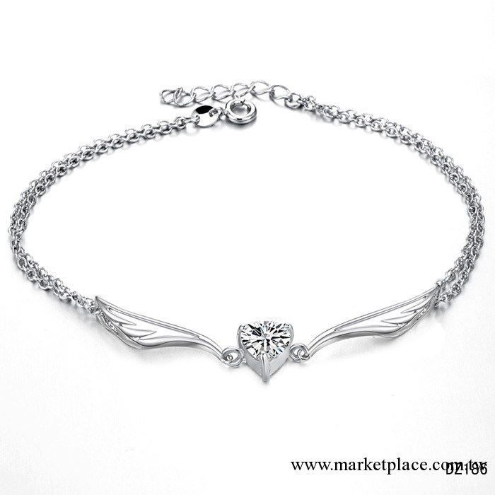 Platinium Plated Anklets 飾品 鍍白金女生腳鏈 186工廠,批發,進口,代購