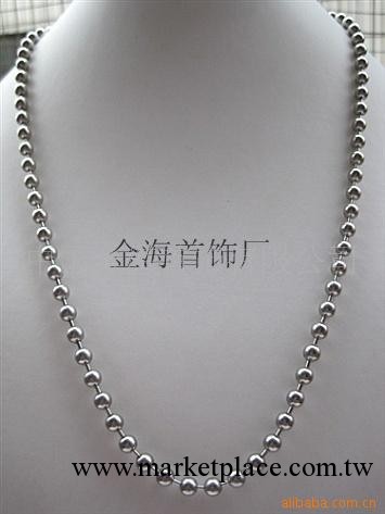 供應圓珠不銹鋼項鏈 不腿色項鏈 防過敏項鏈  不銹鋼飾品項鏈工廠,批發,進口,代購