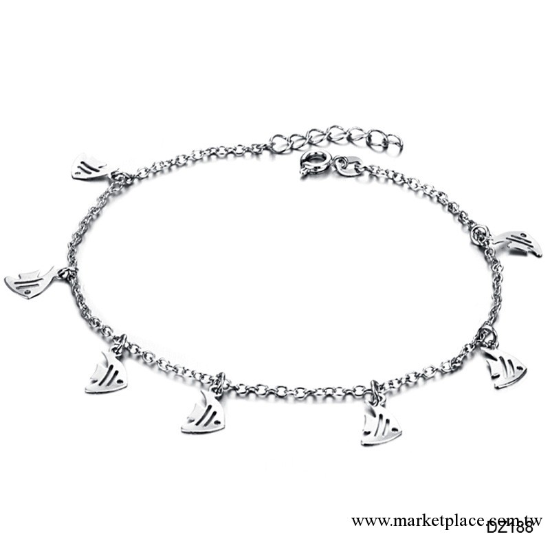 Platinium Plated Anklets 飾品 創意首飾 鍍白金女士腳鏈 88工廠,批發,進口,代購