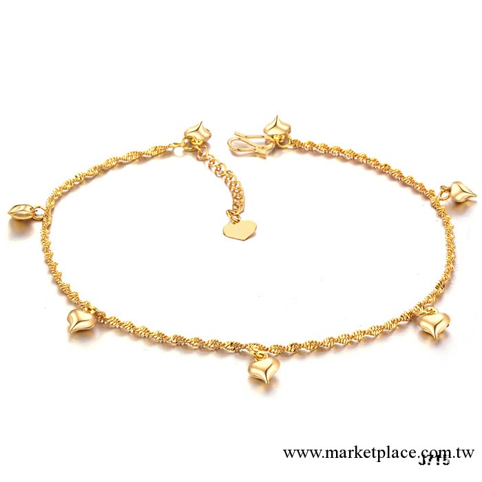 Gold Jewelry Anklets 飾品批發 鍍18金首飾腳鏈KZ715工廠,批發,進口,代購