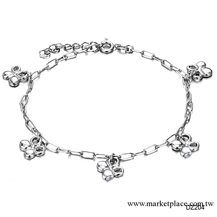 Platinium Plated Anklets 飾品 創意首飾 鍍白金禮物 腳鏈 04工廠,批發,進口,代購