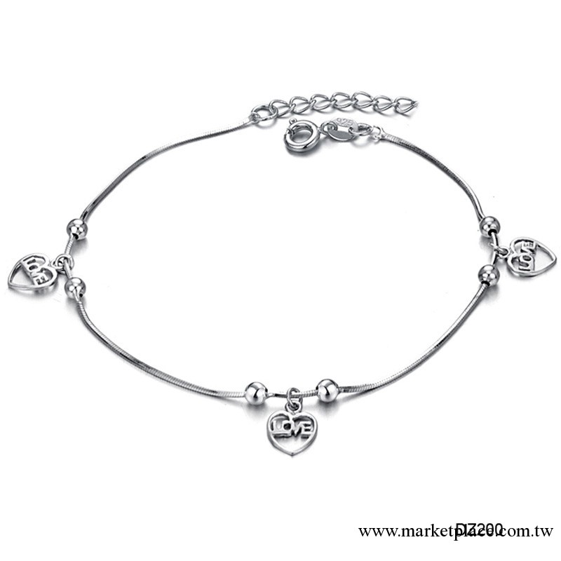 Platinium Plated Anklets 飾品 創意首飾鍍白金禮品女士腳鏈 00工廠,批發,進口,代購