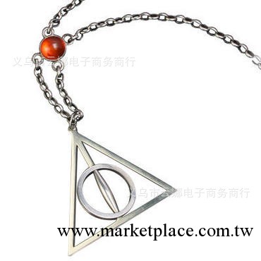 廠傢直銷哈利波特與死亡聖器吊墜項鏈DEATHLY HALLOWS NECKLACE工廠,批發,進口,代購