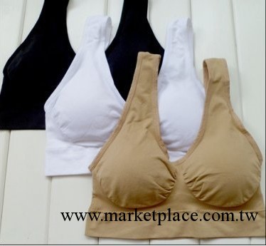 外貿雙層無縫調整型運動文胸 無鋼圈背心式無痕瑜伽背心內衣工廠,批發,進口,代購