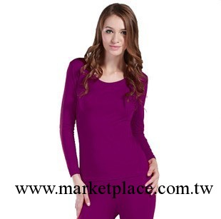 廠傢直銷 保暖內衣批發 薄款均碼 女士秋衣秋褲套裝純棉 棉毛衫工廠,批發,進口,代購