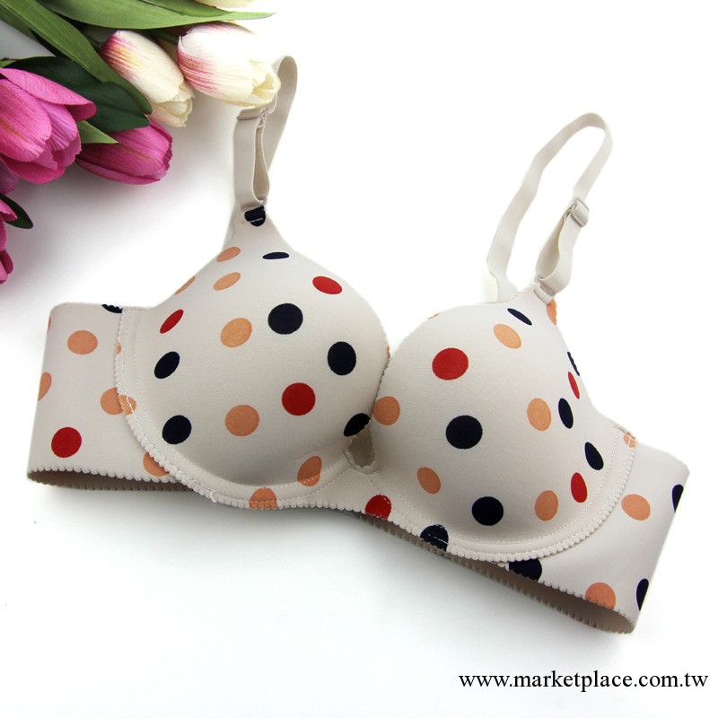 迪妮娜 超薄吸汗無痕聚攏型文胸 彩虹薄款少女可愛熒光內衣工廠,批發,進口,代購