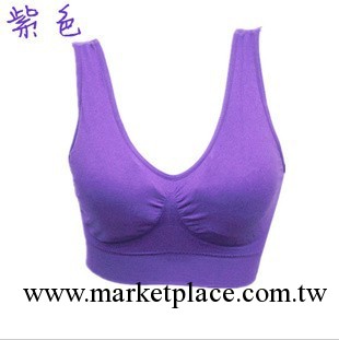 Genie bra 彩色雙層帶胸墊無縫文胸 無鋼圈運動背心內衣 瑜伽背心工廠,批發,進口,代購