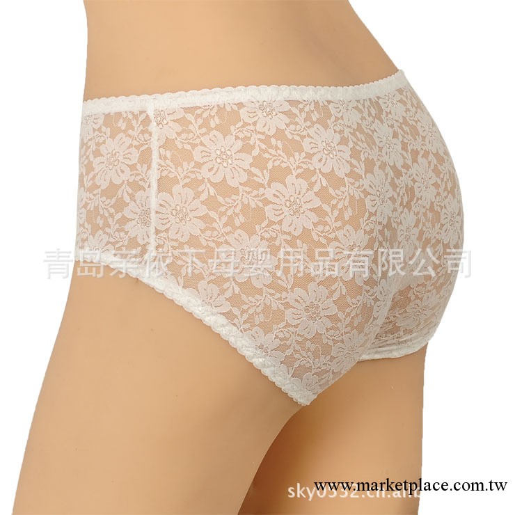 升級版蕾絲女士內褲 高腰全透視透明 大碼性感襠純棉#yc12-1新工廠,批發,進口,代購