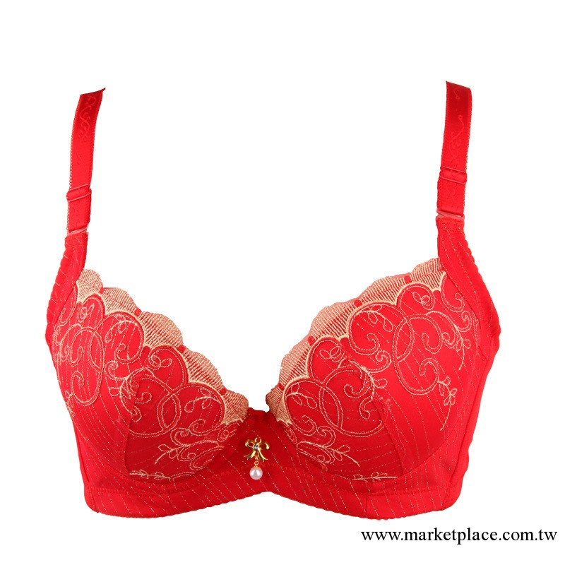 廠傢直銷內衣 賢女人831 高檔燙金刺繡熱銷聚攏調整型文胸黛安芬工廠,批發,進口,代購