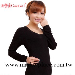 婷美提花收腰提臀保暖內衣 塑身美體保暖內衣套裝 女 秋衣秋褲工廠,批發,進口,代購