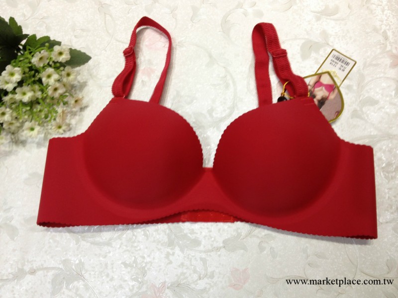 一片式無痕文胸 廠傢直供無縫內衣 光面聚攏調整爆款 黛王美312#工廠,批發,進口,代購