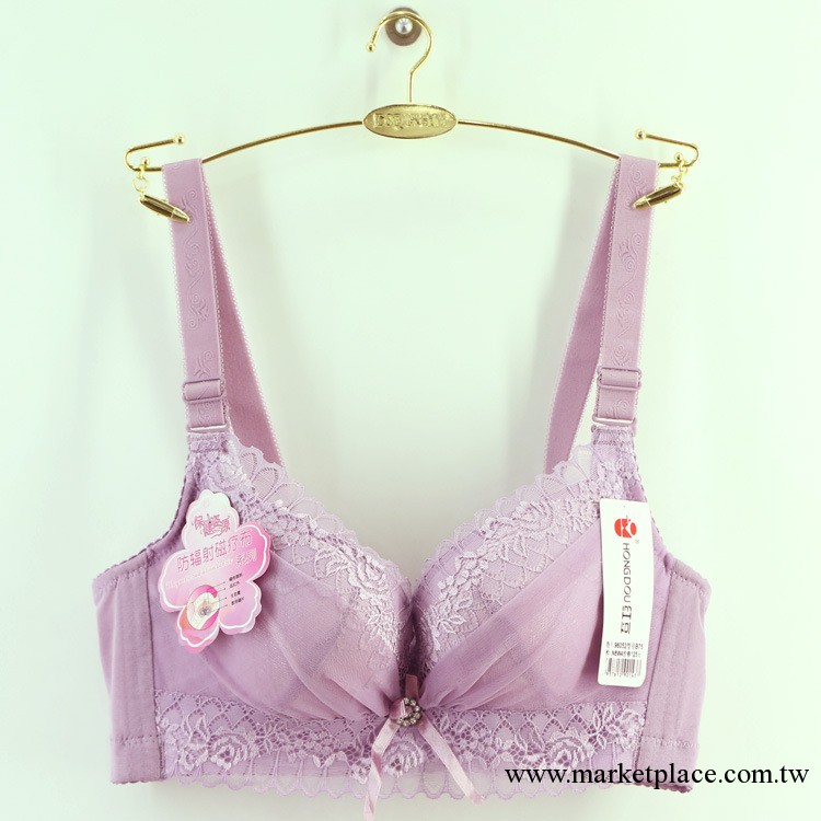 紅豆品牌文胸 防輻射磁療托胸聚攏調整型文胸 女士內衣批發96052工廠,批發,進口,代購