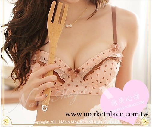 日韓少女文胸淘寶爆款可愛日系少女內衣爆乳聚攏型文胸套裝批發工廠,批發,進口,代購