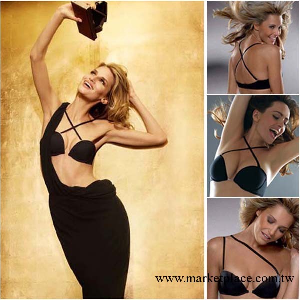 加強版 百變穿法性感文胸 光面半杯禮服露背外貿內衣工廠,批發,進口,代購