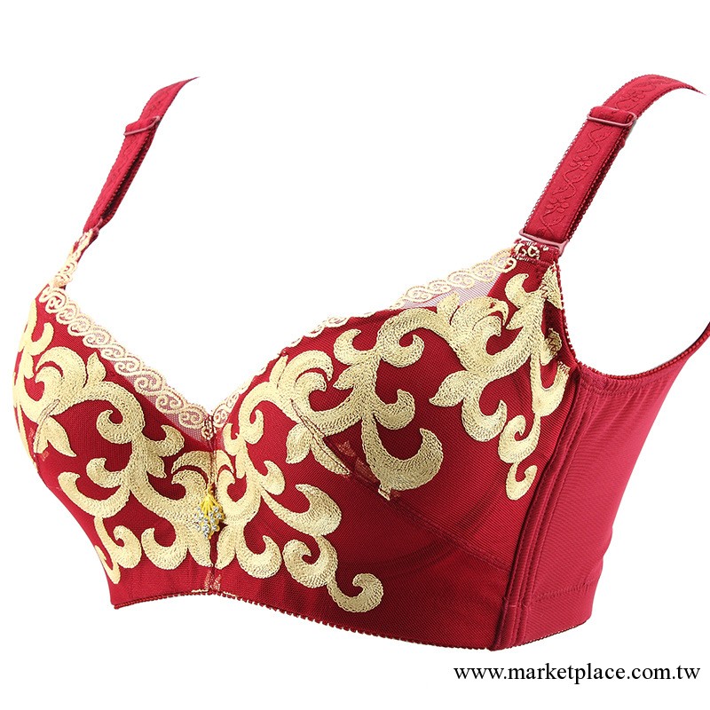 古今正品2013年秋冬本命年高檔大紅色調整型文胸罩內衣工廠,批發,進口,代購