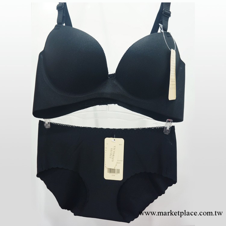 廠傢批發 一片無痕糖果色女式內衣套裝 甜美超薄有鋼圈少女文胸工廠,批發,進口,代購