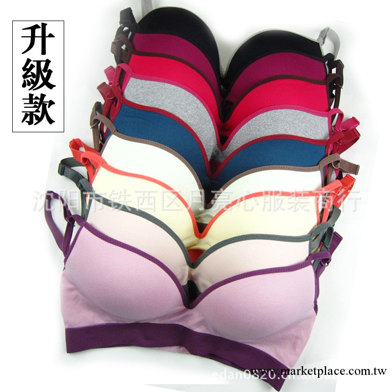 爆款正品不變形無鋼圈文胸 運動內衣 厚款聚攏調整型文胸女工廠,批發,進口,代購