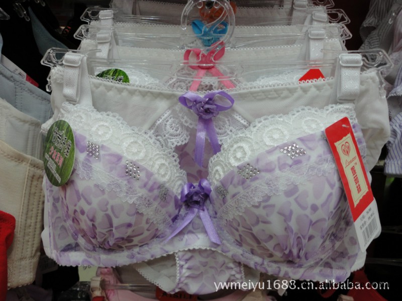 可愛蕾絲少女系列文胸 竹炭纖維收副乳防下垂調整型聚攏胸罩內衣工廠,批發,進口,代購