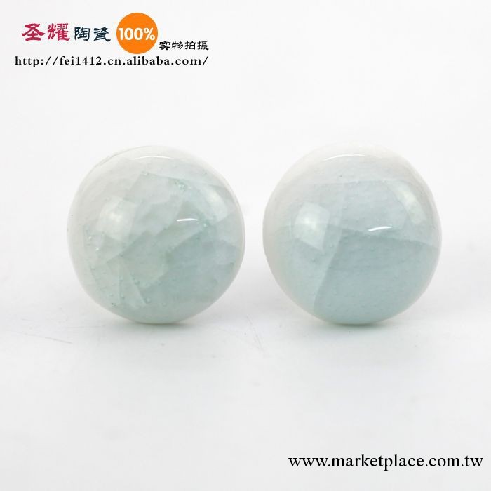 復古手工陶瓷飾品 瓷器首飾 耳環 耳飾 民族風 特色古典 耳釘工廠,批發,進口,代購