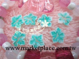 美甲飾品 工具 軟陶花 軟花 綠色7MM 實體店批發 美甲超薄雕花工廠,批發,進口,代購