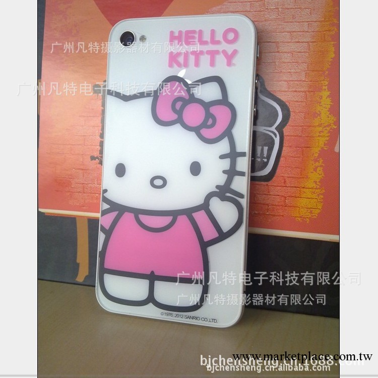 批發 iphone4S卡通保護膜 蘋果4手機高清貼膜 潮牌膜 HELLO KITTY工廠,批發,進口,代購