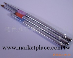 美甲專用筆 鐵桿水晶筆 鐵套頭 雕花筆工廠,批發,進口,代購