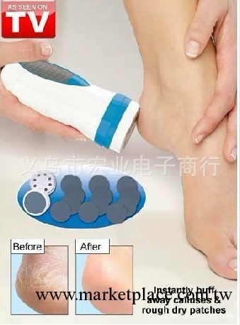 廠傢直銷傢庭用品 去死皮 電動磨腳器 美容器 磨腳器 pedi spin工廠,批發,進口,代購