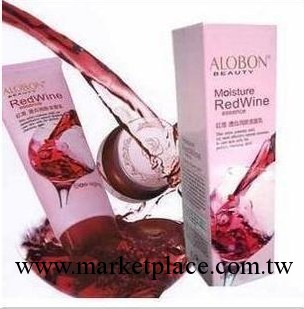 正品ALOBON/雅邦邦紅酒透白潤膚潔面乳100g 美白 滋潤 批發供應工廠,批發,進口,代購
