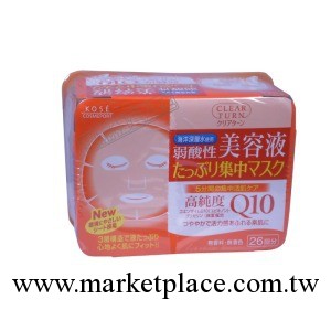 正品Kose高絲Q10超緊實提拉美容液面膜（紅色）26片工廠,批發,進口,代購