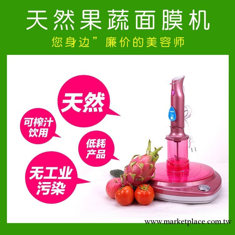 韓式 多功能果蔬面膜機 天然美容護理器 廣州淼森電器工廠直批工廠,批發,進口,代購