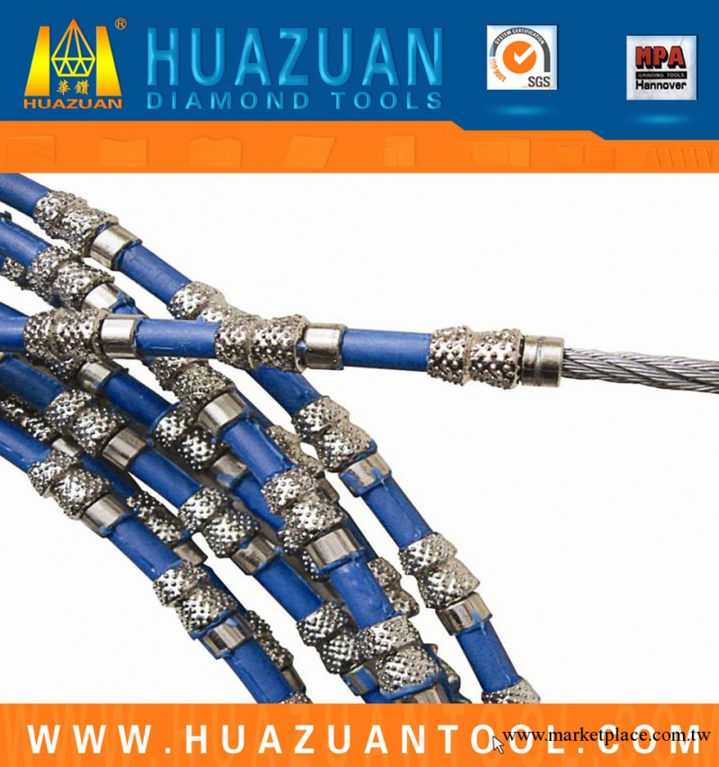 【外貿品質】廠傢供應花崗石荒料整形用繩鋸工廠,批發,進口,代購