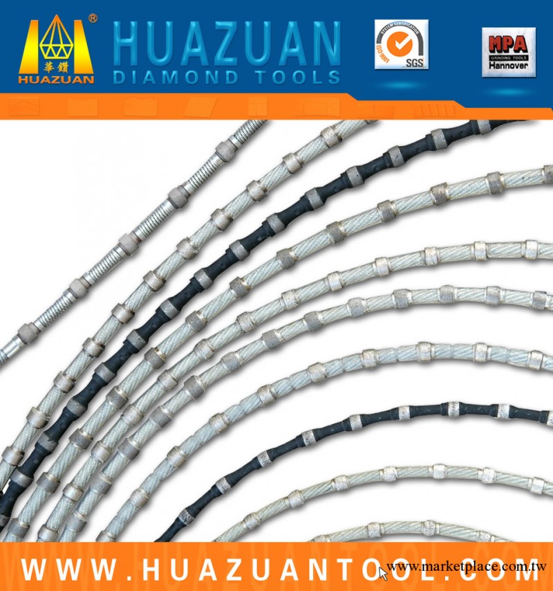 【外貿品質】供應花崗巖荒料整形專用繩鋸 金剛石繩鋸工廠,批發,進口,代購