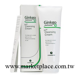 韓國女單真銀杏天然泡沫洗面奶200g 美白保濕女士潔面乳膏工廠,批發,進口,代購
