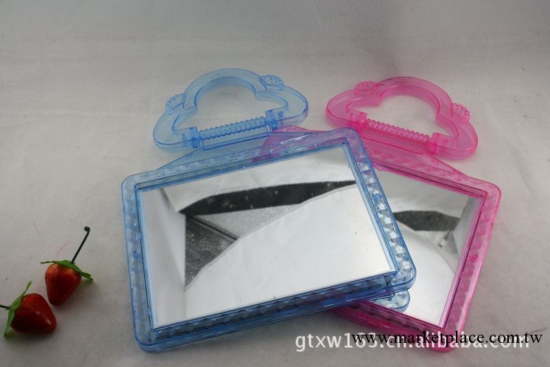 9912-2水晶大方鏡  化妝鏡 美容鏡 化妝工具  傢居用品 2元百貨工廠,批發,進口,代購