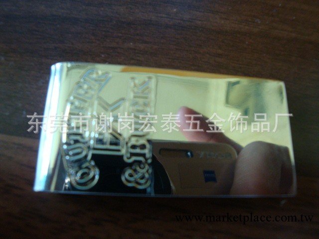 廠傢直供五金錢夾 不銹鋼錢夾 銅制錢夾 鐳射激光logo錢夾工廠,批發,進口,代購