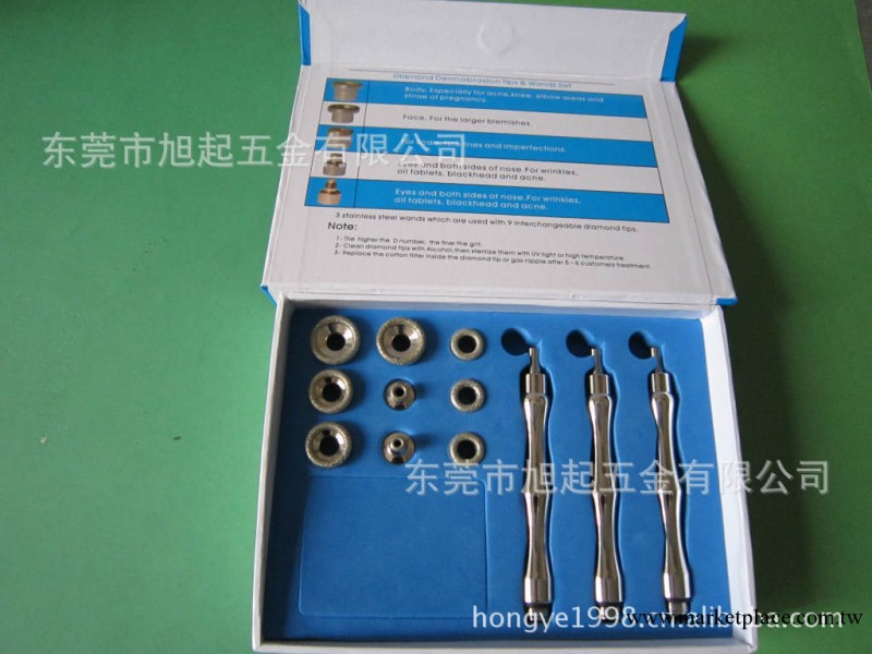 廠傢美容配件,鉆石微雕儀專用配件,鉆石微雕頭,3支桿9個微頭一套工廠,批發,進口,代購