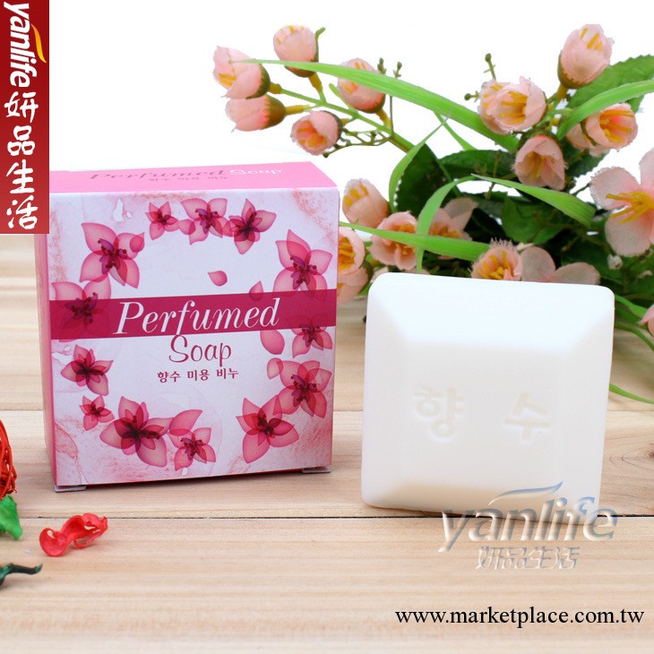 韓國進口 RYOKUYO麗奧酷雅 香水美容皂 玫瑰潔面皂 100g 細膩美白工廠,批發,進口,代購