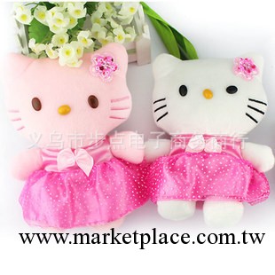 供應 18cm情侶KT貓 hello kitty 毛絨玩具促銷娃娃 超柔料工廠,批發,進口,代購