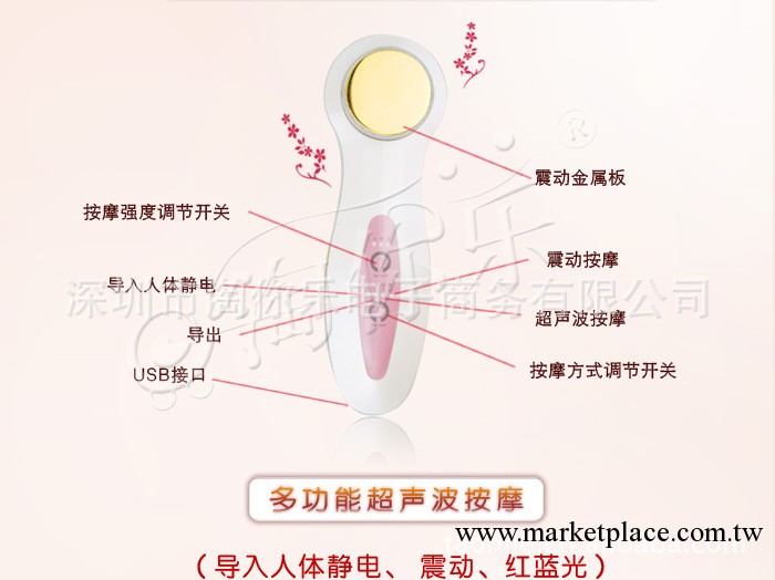 美容儀小儀器 美顏儀 導入儀 緊膚儀 生產工廠,批發,進口,代購