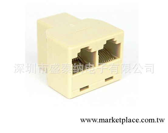 科羅爾 RJ45網線連接器 網絡雙通頭 延長網線 網線對接頭一分二工廠,批發,進口,代購