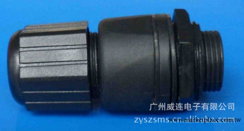 M25單頭的RJ45網絡防水連接器，rj45以太網防水接頭 防水接頭工廠,批發,進口,代購