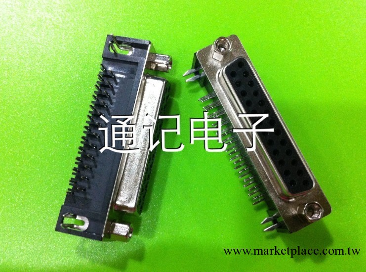 DR25 DB25 雙排環保 母頭 彎腳串口VGA連接器 正品環保工廠,批發,進口,代購