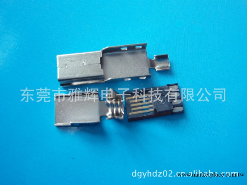 MINI USB 5P公頭 二件式連接器工廠,批發,進口,代購