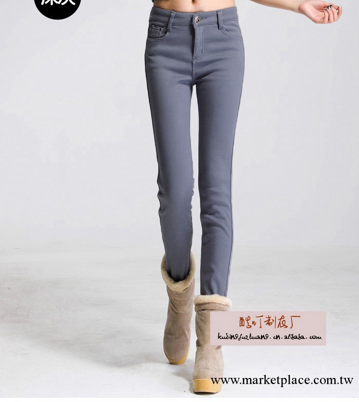 2013春季新款韓版女裝女褲彈力修身大碼糖果彩色鉛筆牛仔褲加工工廠,批發,進口,代購