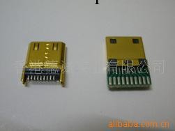 MINI HDMI C TYPE焊線式連接器工廠,批發,進口,代購