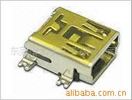 供應迷你5PIN USB連接器 USB-112 迷你5PIN沉板工廠,批發,進口,代購