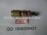 75-7免掏空三節防水FJ公制英制，75-7國標同軸線纜轉接防水連接器工廠,批發,進口,代購