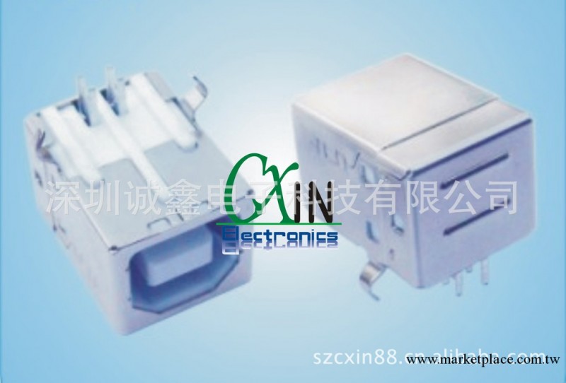 USB連接器/USB BF 90度 DIP 加蓋工廠,批發,進口,代購