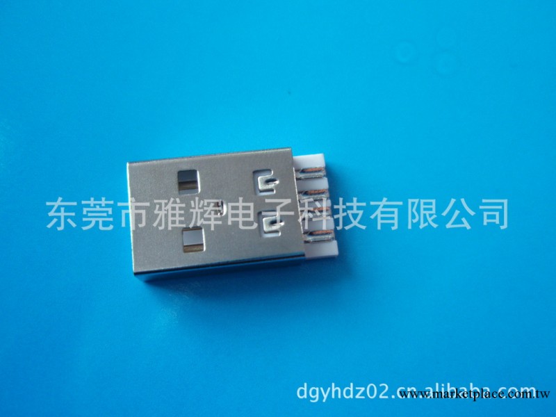 USB A/M 短體 一體焊線式連接器工廠,批發,進口,代購