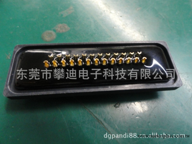 D-SUB車針 DB25P 公母座 鍍全金 防水連接器 專業電子連發器廠傢工廠,批發,進口,代購